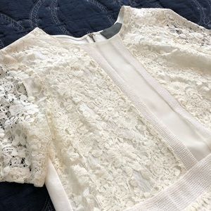 Anthropologie Sunday in Brooklyn lace blouse